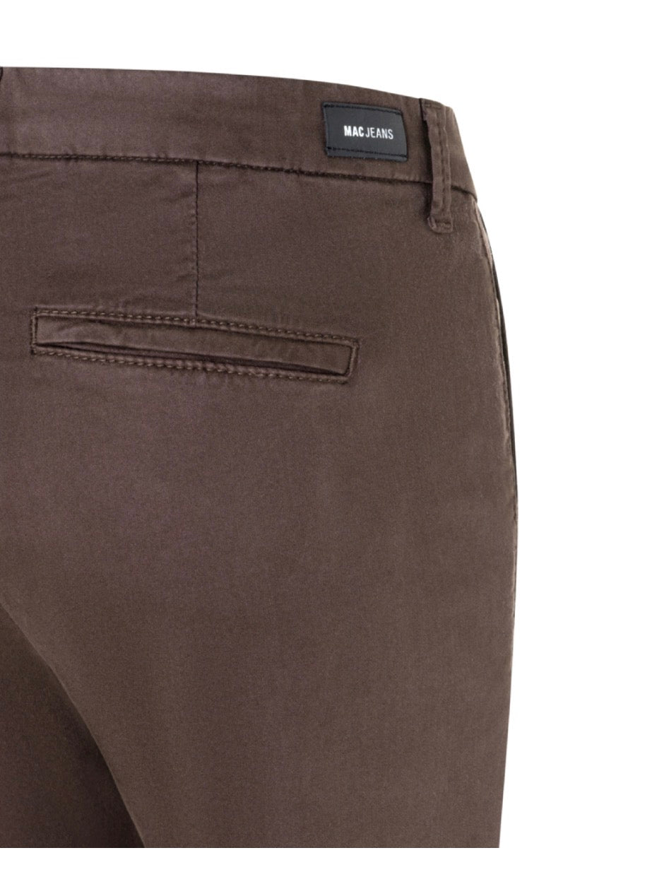CHINO TURN UP TRUFFLE BROWN