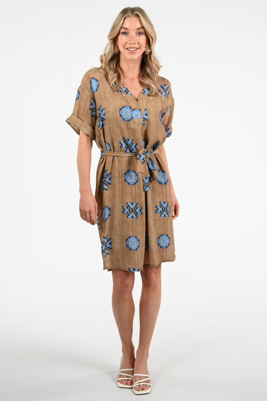 CAMEL BLUE DRESS