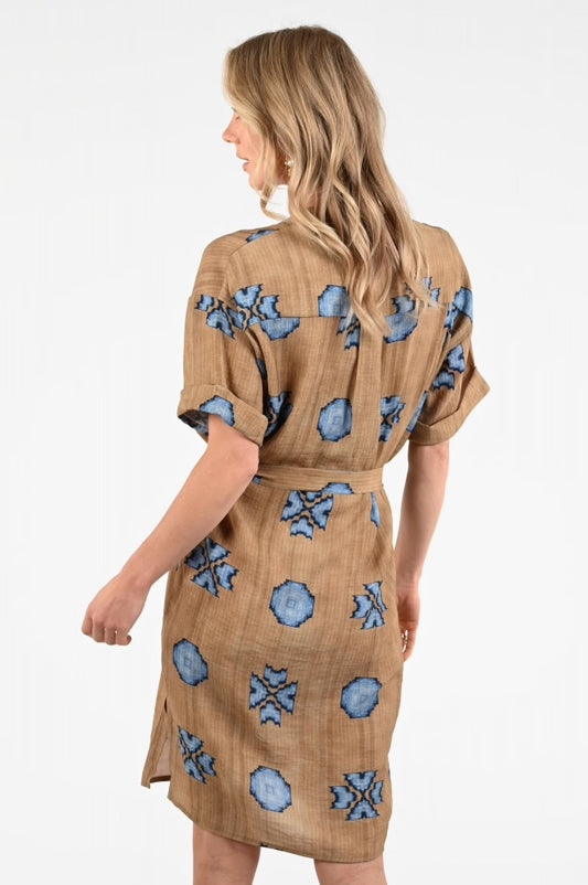 CAMEL BLUE DRESS