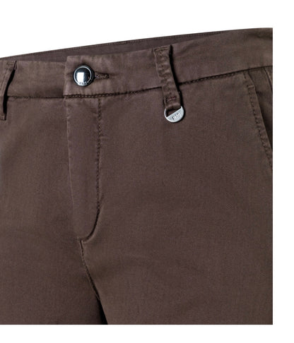 CHINO TURN UP TRUFFLE BROWN