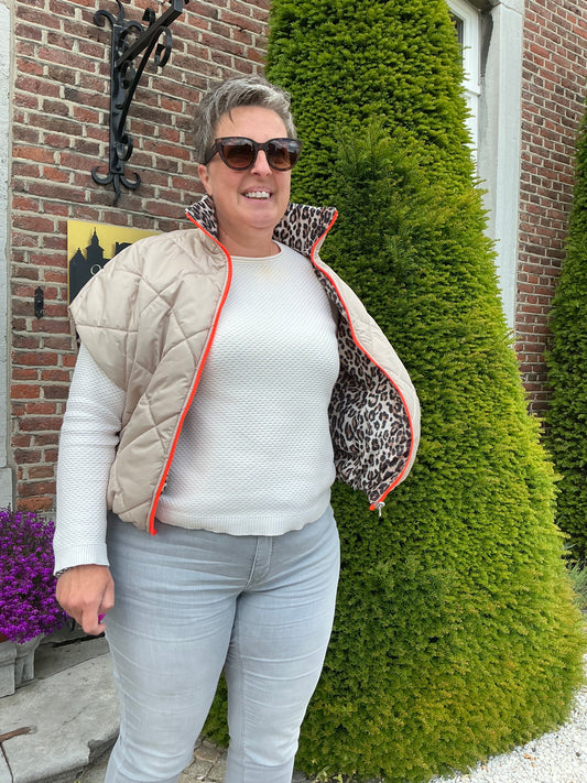 BOMBER JACKET LEOPARD