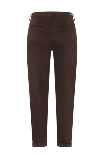CHINO TURN UP TRUFFLE BROWN
