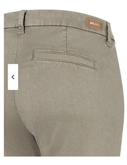 CHINO TURN UP MUD GREEN