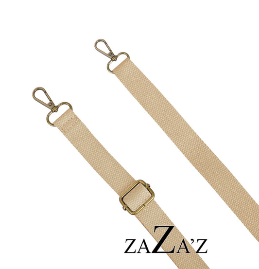 jute clutch met leren details naturel