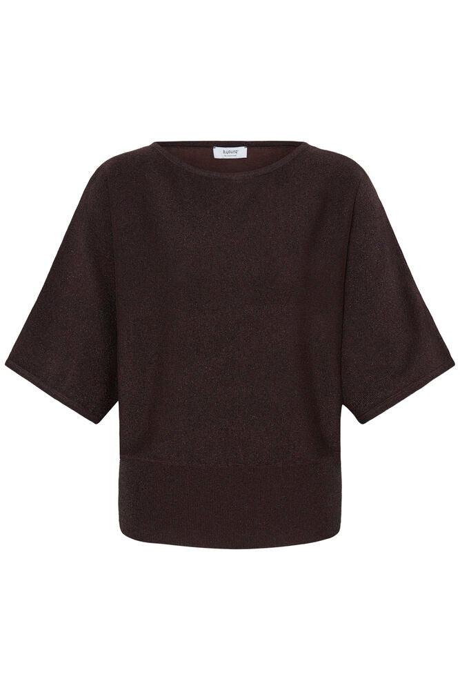 MOBBE BATWING JUMPER BROWN